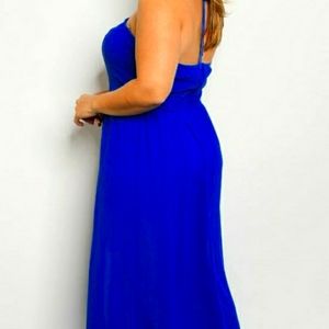 Elegant Royal Blue Romper